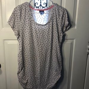 Maternity Polka Dot Top